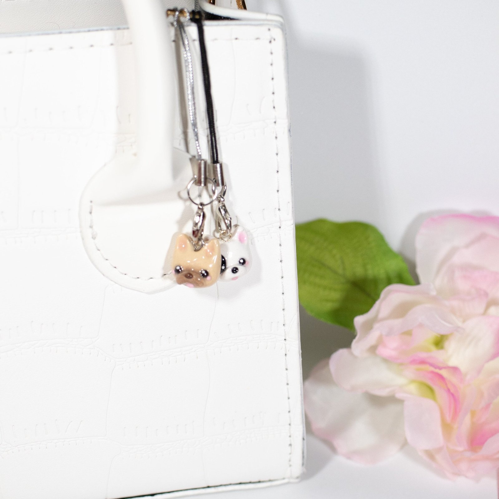 IMG_2245-scaled-1.jpg French Bulldog Polymer Clay Charm (2 Styles Available) - Image 1